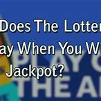 what does the lottery app say when you win jackpot